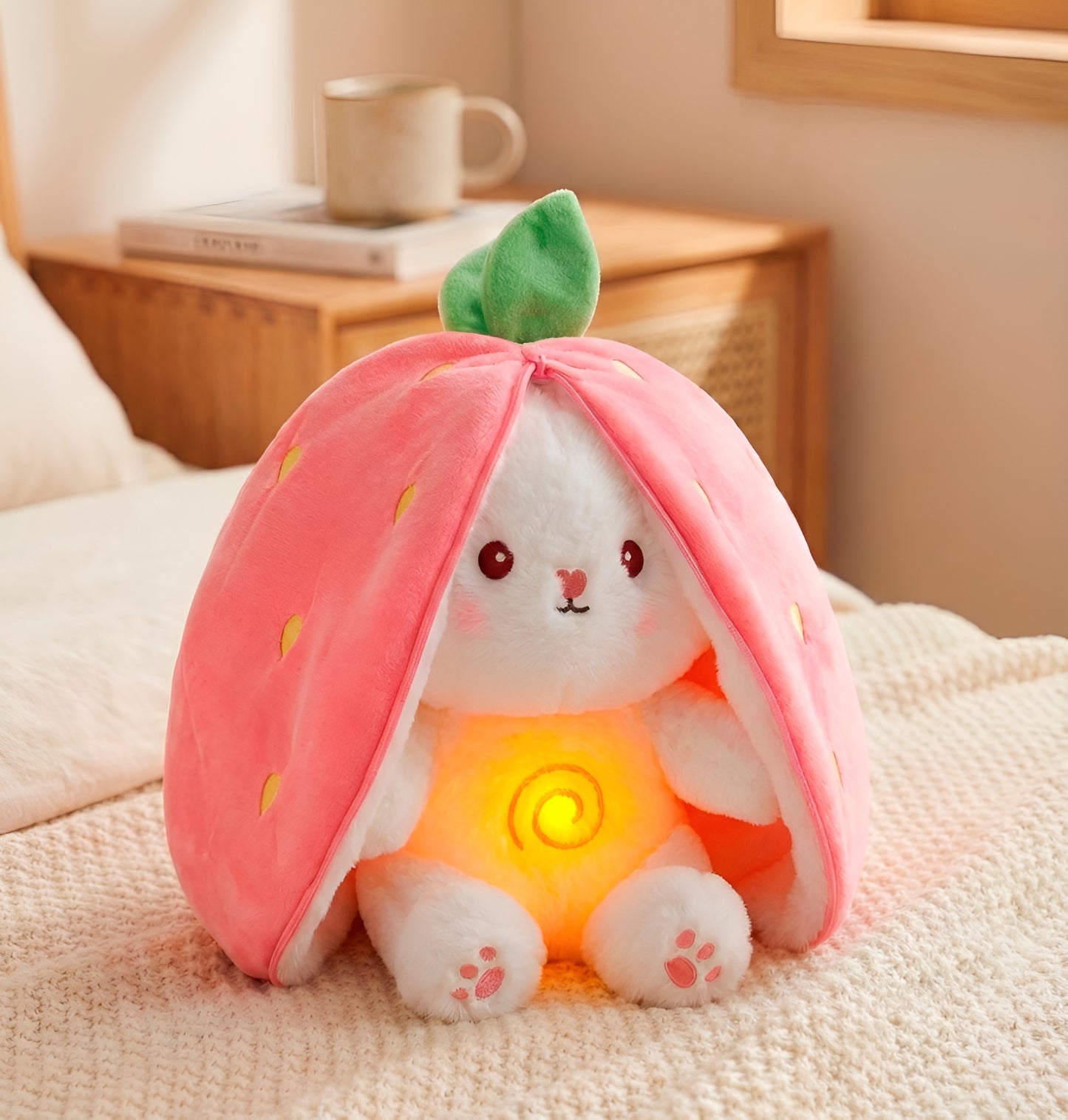 CUTIEDO™ Strawberry Breathing Bunny